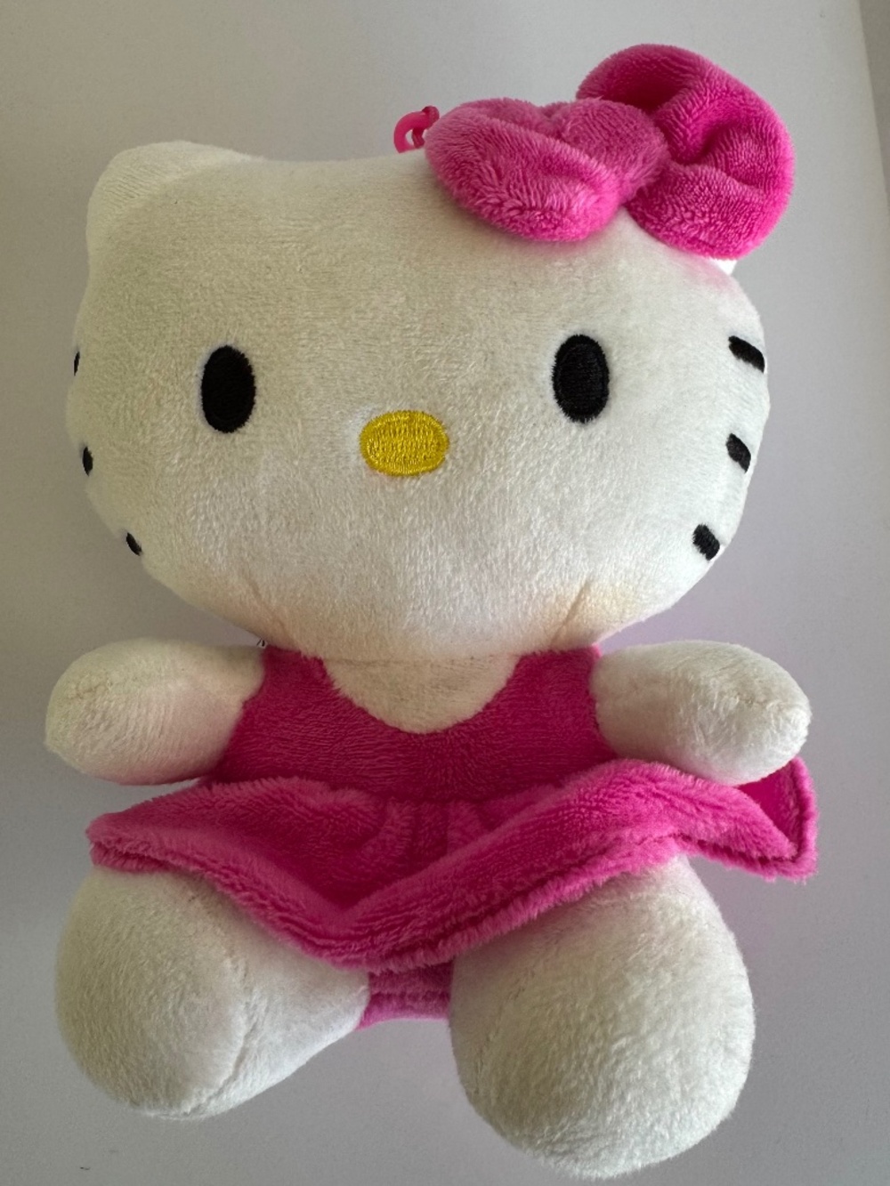 Hello Kitty By Sanrio Hello Kitty Dress Clip-On Plush NWT Car Clip Backpack Pink